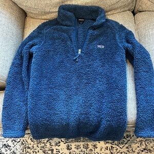 Girl’s Patagonia Navy Blue 1/4 Zip Pullover